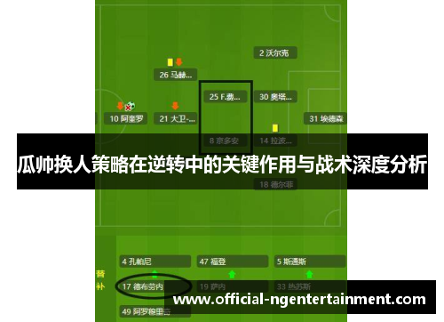 瓜帅换人策略在逆转中的关键作用与战术深度分析